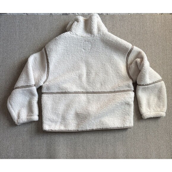 Women’s Abercrombie & Fitch Zip Up Sherpa Jacket Coat Small - Picture 6 of 6